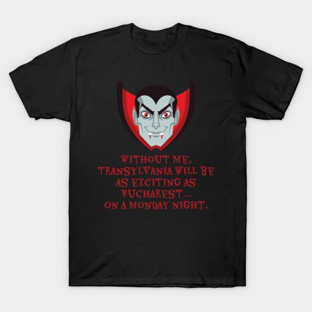 Transylvania without Dracula - Love at First Bite T-Shirt by OrionLodubyal